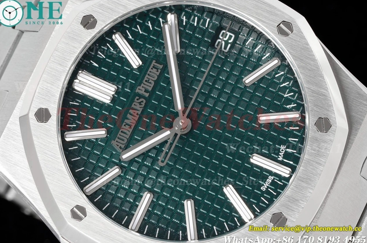 41mm APSF Stk SS Green 15510 A4302 Royal SS Clone Super Oak 0320